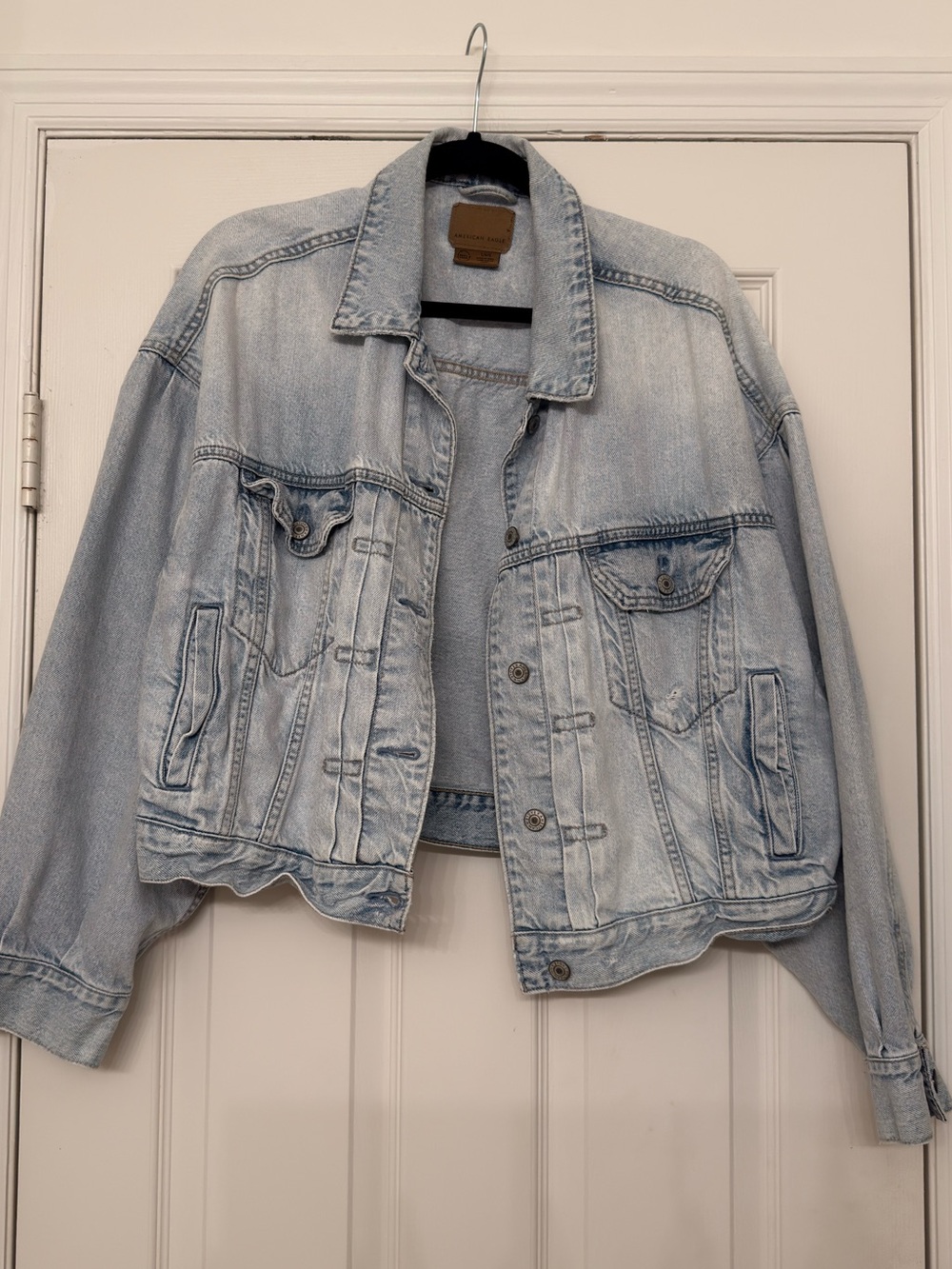 American Eagle Cropped Denim Jacket
